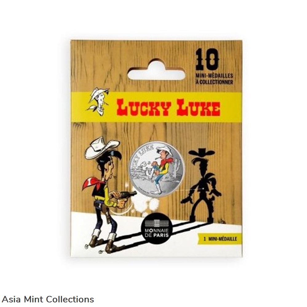 2021 - Monnaie De Paris Memory token – Lucky Luke 42770 coins ingots bullion copper coin 2021 monnaie de paris memory token lucky luke 42770