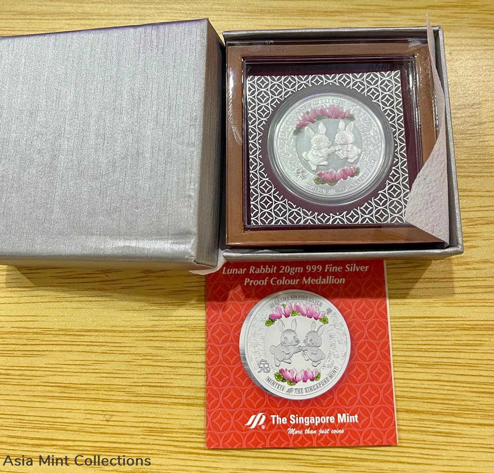 coins ingots bullion coin 2023 20 gram silver year of the rabbit