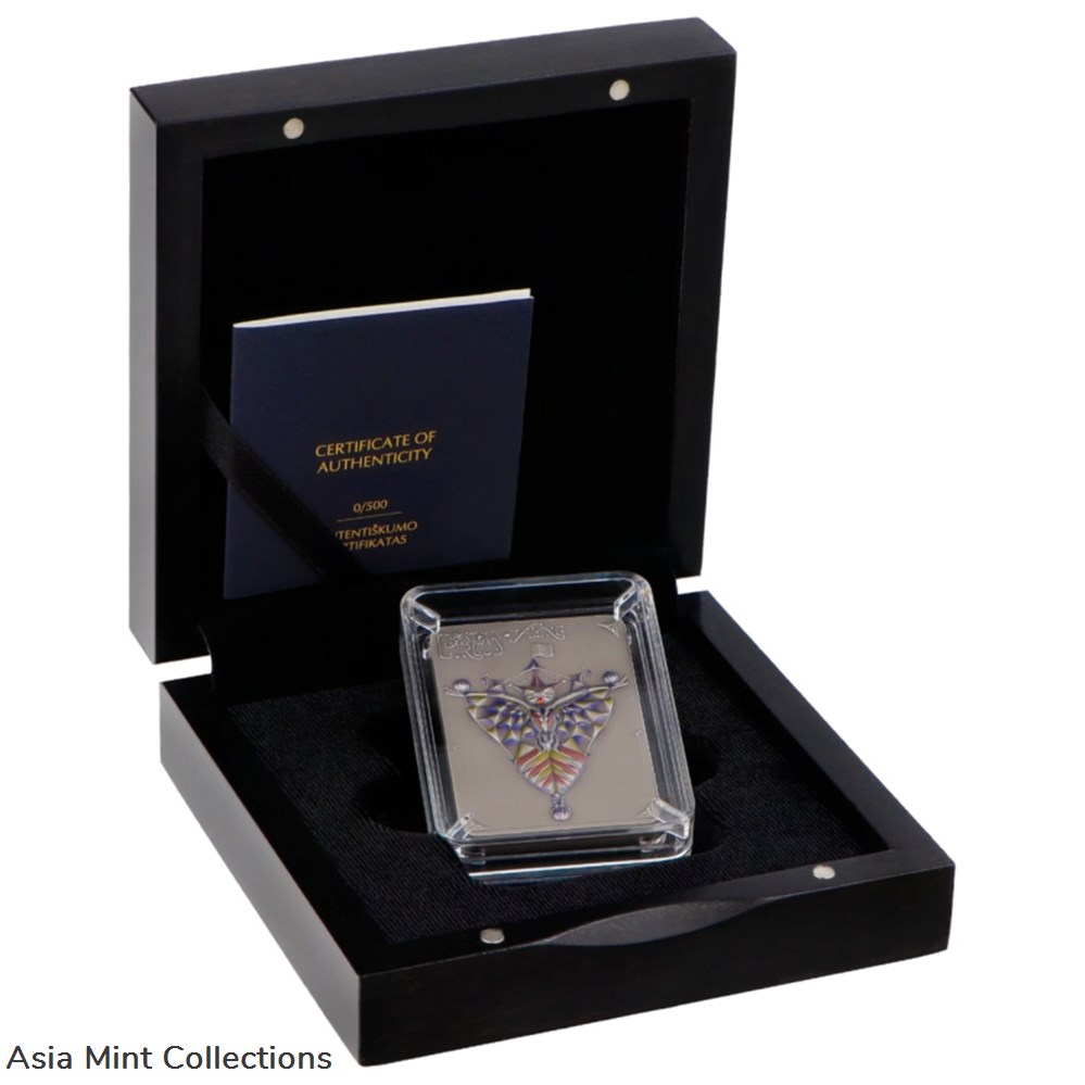 2023 - FLYING Circus Pastel 2 Oz Silver Coin $5 Niue 3 coins ingots bullion 2023 flying circus pastel 2 oz silver coin 5 niue
