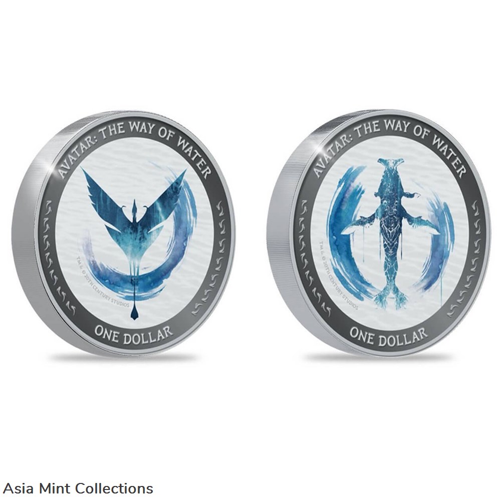 2023 New Zealand Avatar The Way of Water Pandoran Fauna 2oz Silver Coin Set coins ingots bullion 2023 new zealand avatar the way of water pandoran fauna 2oz silver coin set