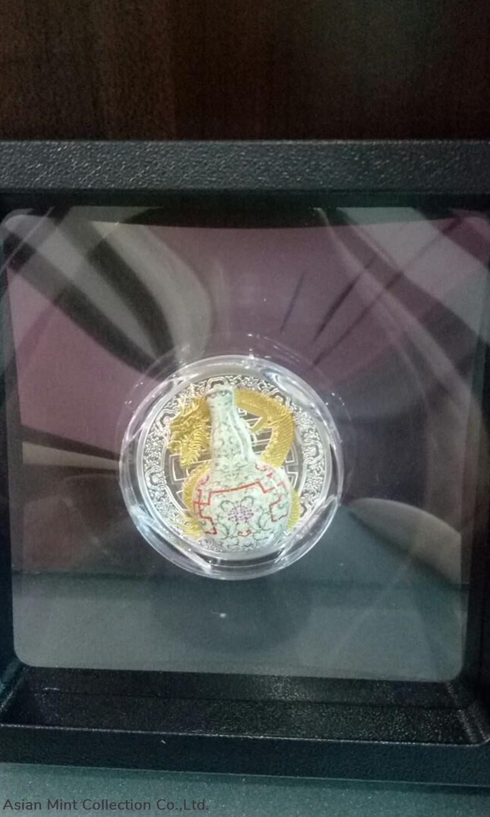 2018 - QIANLONG VASE World Most Expensive Porcelain Silver Coin 1$ Niue 3 coins ingots bullion 2018 qianlong vase world most expensive porcelain silver coin 1 niue