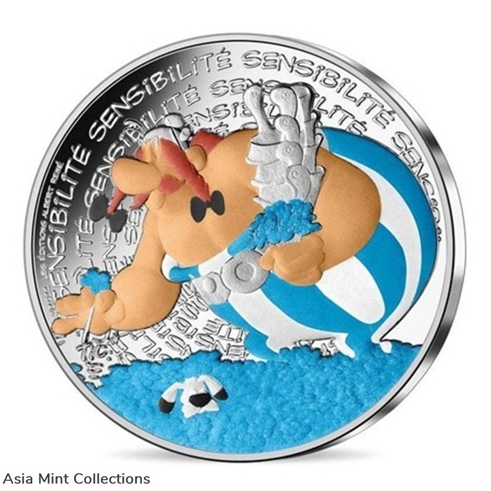2022 - 10 euro France silver – Asterix (sensitivity) 2 coins ingots bullion coin 2022 10 euro france silver asterix sensitivity