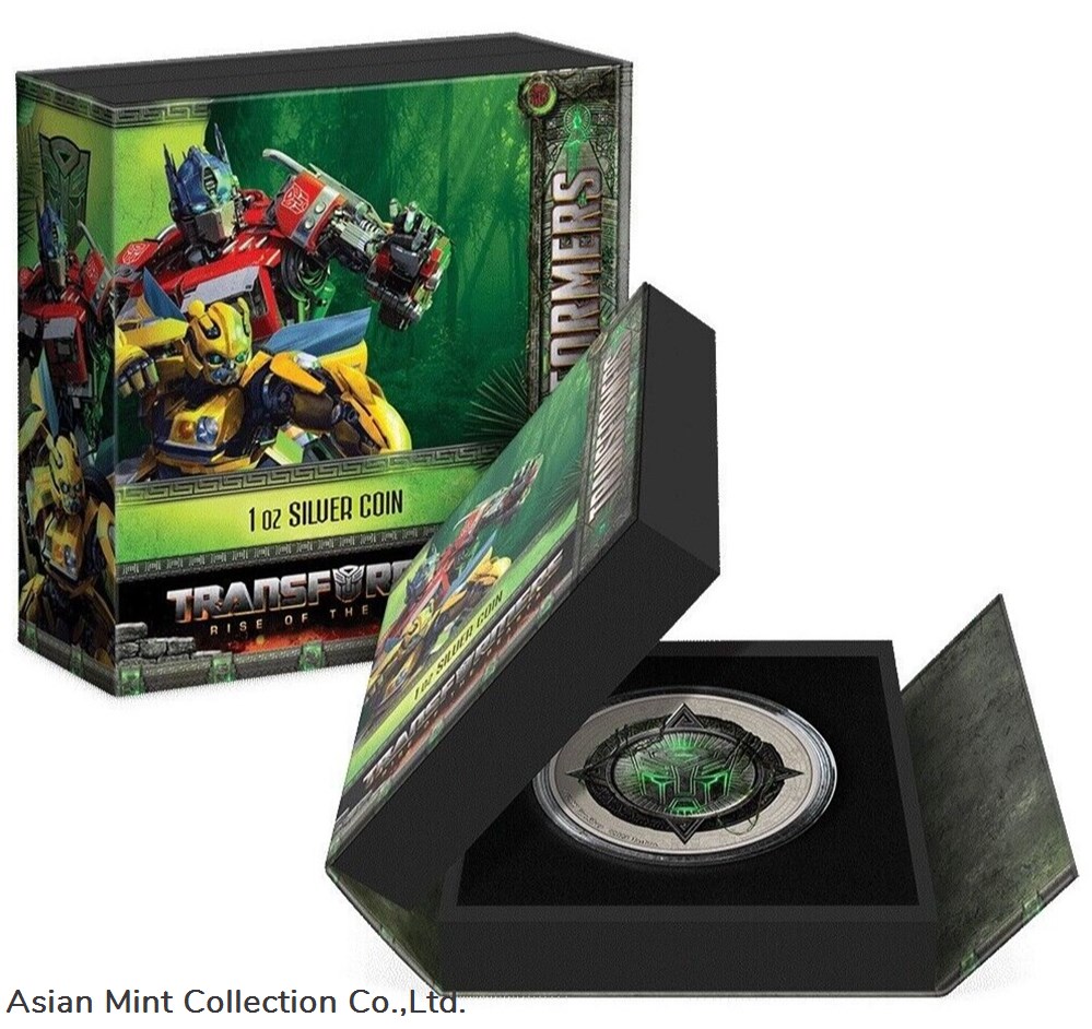 2023 $2 Niue Hasbro TRANSFORMERS 7 RISE OF THE BEASTS 1 Oz Silver Coin. 4 coins ingots bullion 2023 2 niue hasbro transformers 7 rise of the beasts 1 oz silver coin