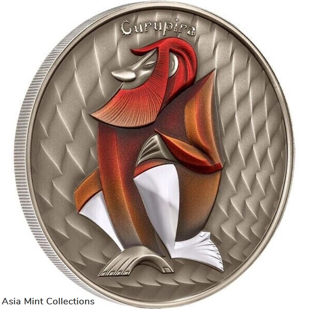 2023 - Curupira World of Cryptids 1 oz Antique finish Silver Coin 2$ Niue coins ingots bullion 2023 curupira world of cryptids 1 oz antique finish silver coin 2 niue