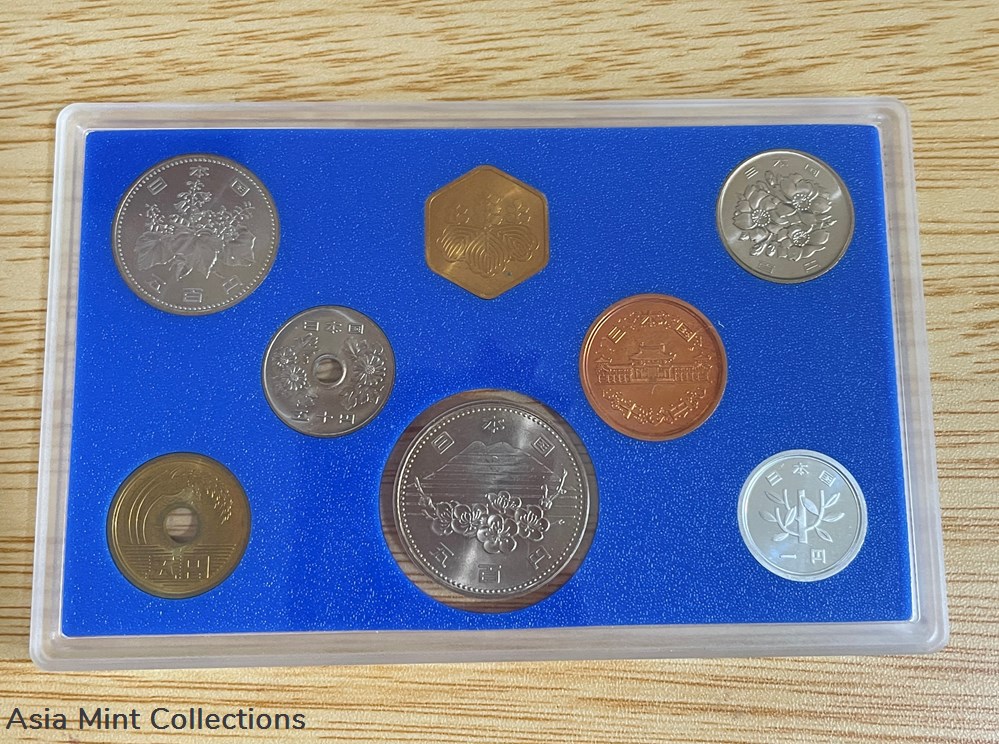 1985 - Japan, S.60 Uncirculated Mint Set of 6 + Expo'85 500yen-All 7Coins VGC world 1985 japan s 60 uncirculated mint set of 6 expo 85 500yen all 7coins vgc