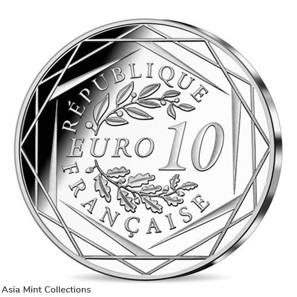 2022 - 10 euro France silver – Louis Pasteur 2 coins ingots bullion coin 2022 10 euro france silver louis pasteur