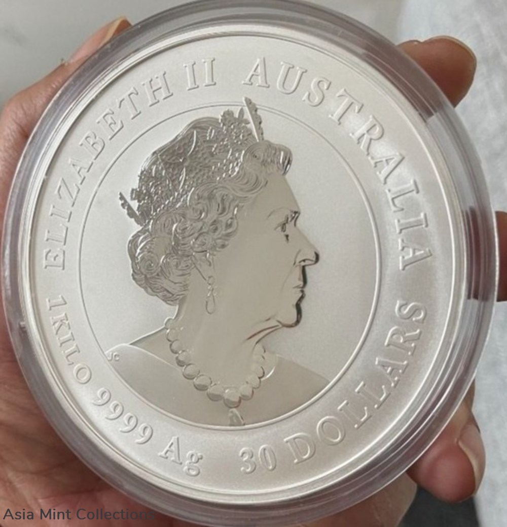 2022 - Perth Mint Lunar Tiger Colorized - 1 Kilo (Limited to China Market Only) 3 coins ingots bullion silver coin 2022 perth mint lunar tiger colorized 1 kilo limited to china market only