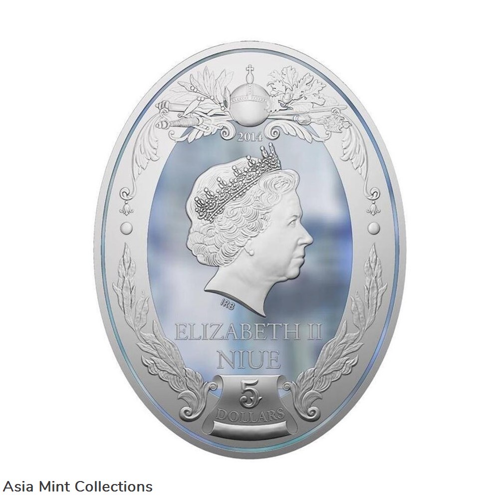 2014 - Niue $5 Russian Emperors - Anna Ioanovna 2 Oz Proof Silbermünze 2 coins ingots bullion silver coin 2014 niue 5 russian emperors anna ioanovna 2 oz proof silbermunze