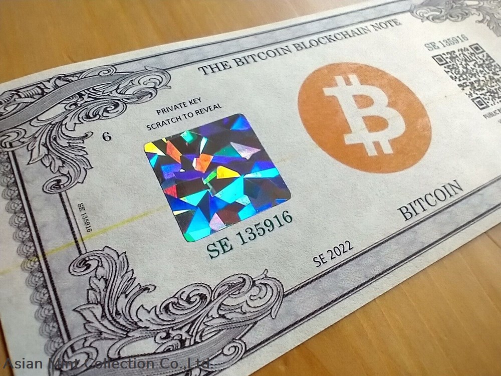 2022 - Bitcoin Misprint Wallet From Crypto USA 3 coins world united states 2022 bitcoin misprint wallet from crypto usa