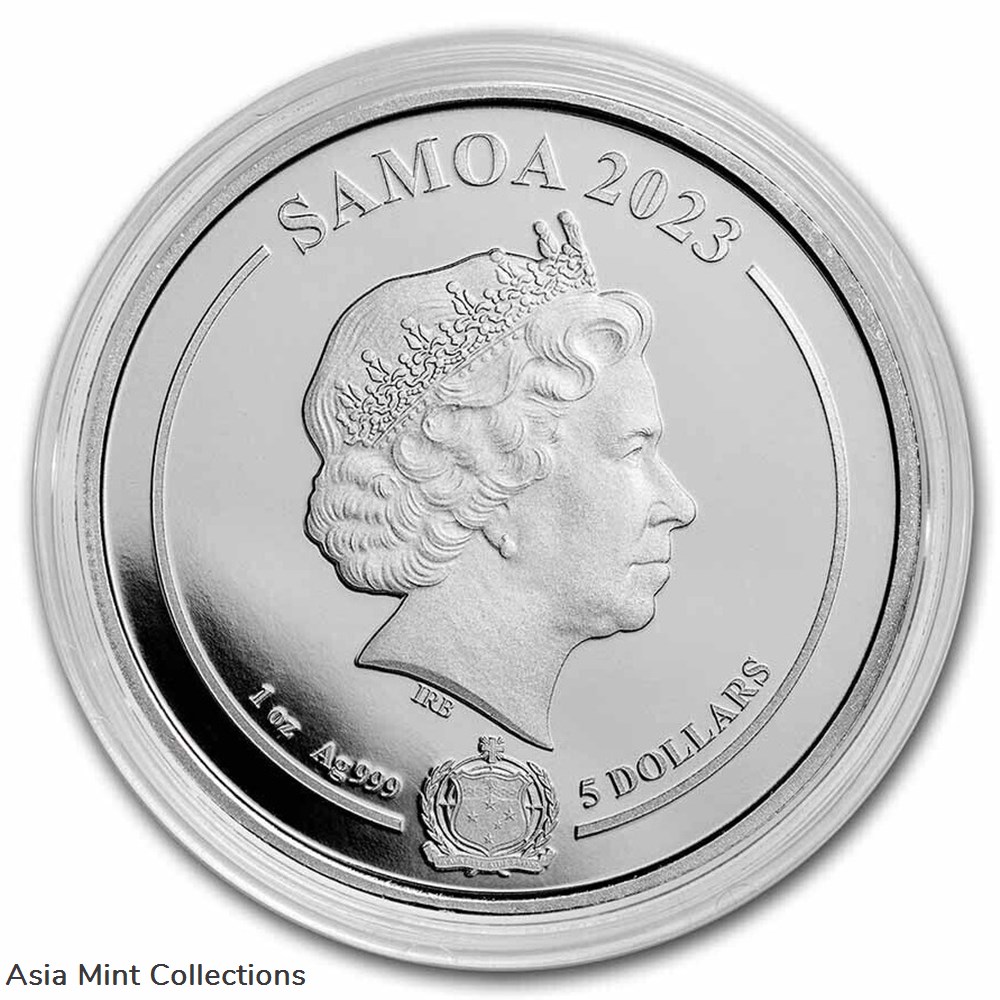 2023 - Silver Coin 1oz Silver 999 Samoa DC Comics™ Superman™ ST/BU 2 coins ingots bullion 2023 silver coin 1oz silver 999 samoa dc comics superman st bu