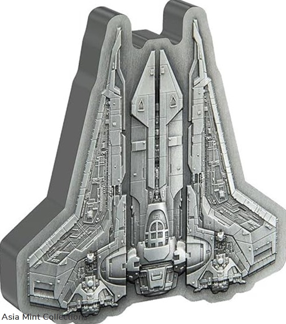 2023 Niue 1 oz Silver $2 Star Wars Bo-Katan Gauntlet Starfighter 2 coins ingots bullion coin 2023 niue 1 oz silver 2 star wars bo katan gauntlet starfighter