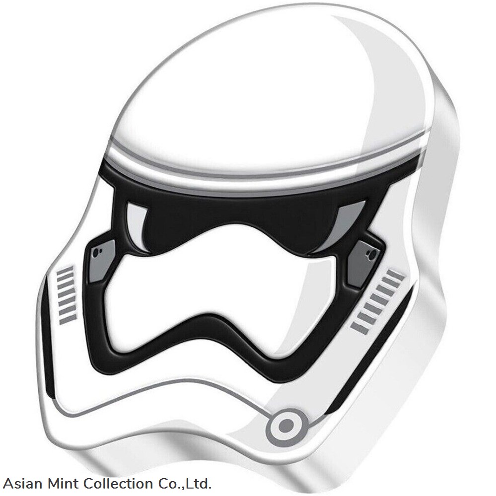 2022 Niue The Faces of the First Order Stormtrooper 1oz Silver Colored Proof Coin 2 coins ingots bullion ingot 2022 niue the faces of the first order stormtrooper 1oz silver colored proof coin