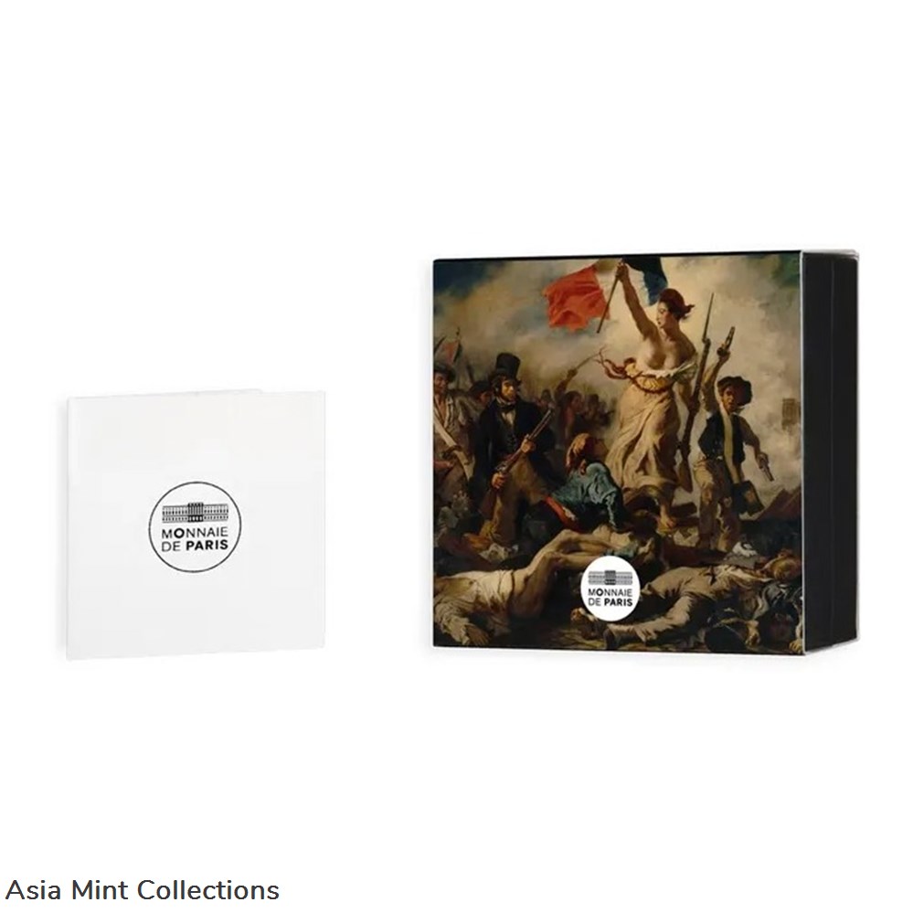2023 France 10€ Liberty Leading The People Eugène Delacroix Silver Proof Coin 3 coins ingots bullion 2023 france 10 liberty leading the people eugene delacroix silver proof coin