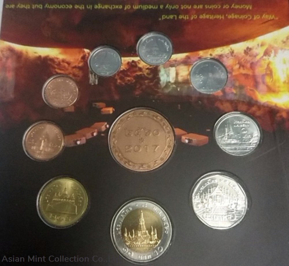 2017 - Circulation coin panel complete set of Thailand (The Year of the Rooster) 3 coins 2017 circulation coin panel complete set of thailand the year of the rooster