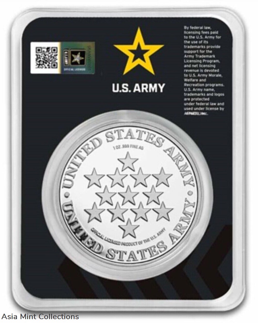 2024 - New Design 1oz .999 Silver Round - U.S. Army Seal In TEP & Black Velvet Bag 2 coins world united states 2024 new design 1oz 999 silver round u s army seal in tep black velvet bag
