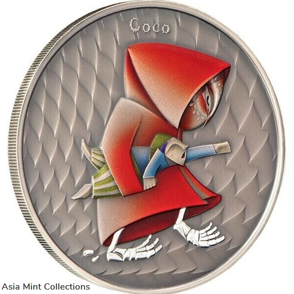 2023 - Coco World of Cryptids 1 oz Antique finish Silver Coin 2$ Niue coins ingots bullion 2023 coco world of cryptids 1 oz antique finish silver coin 2 niue