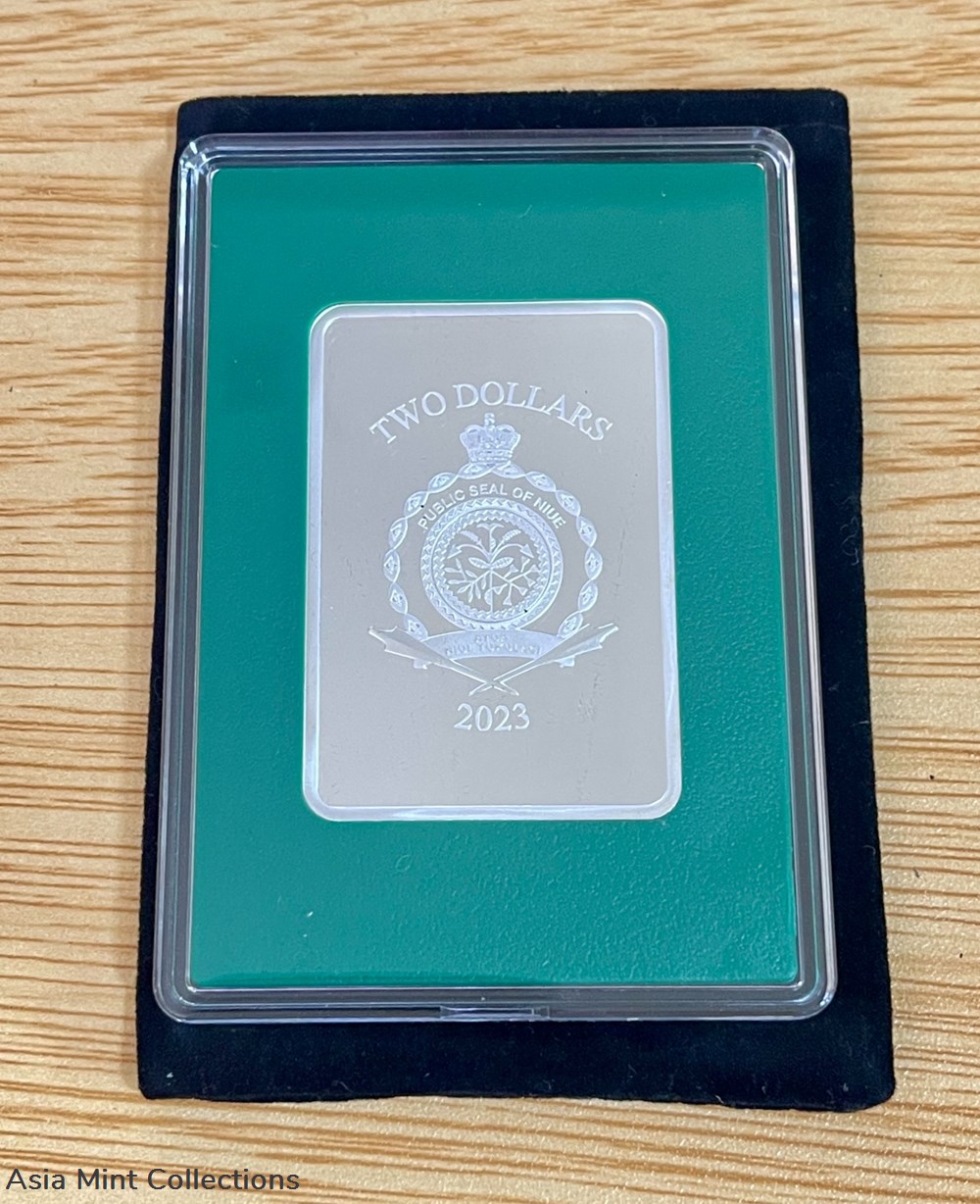 2023 Niue DC Mint Trading Coins Aquaman - Limited Mintage 215/250 ingots bullion silver 2023 niue dc mint trading coins aquaman limited mintage 215 250