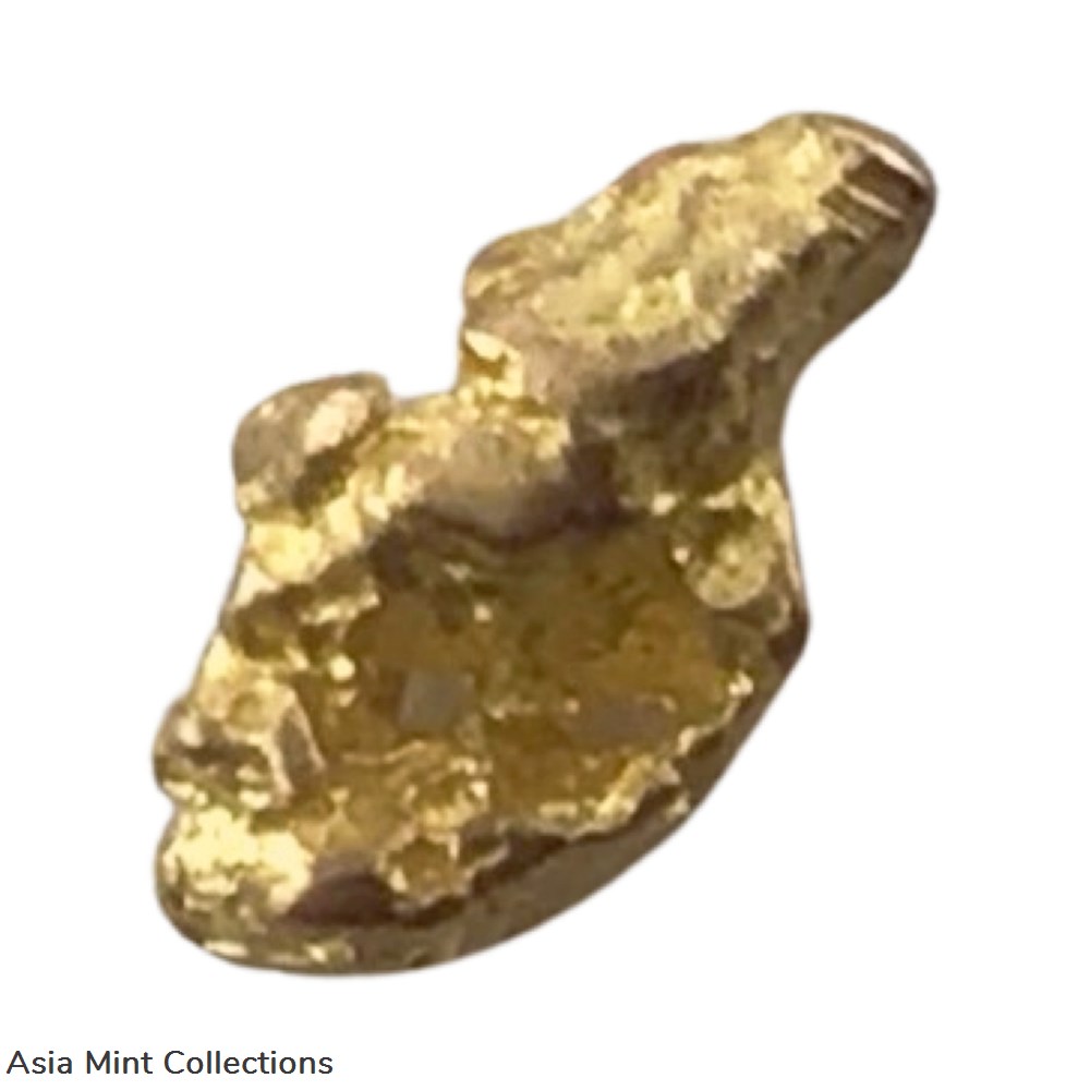0.38 grams Natural Native Australian Solid High Quality Alluvial Gold Nugget minerals meteorites 0 38 grams natural native australian solid high quality alluvial gold nugget