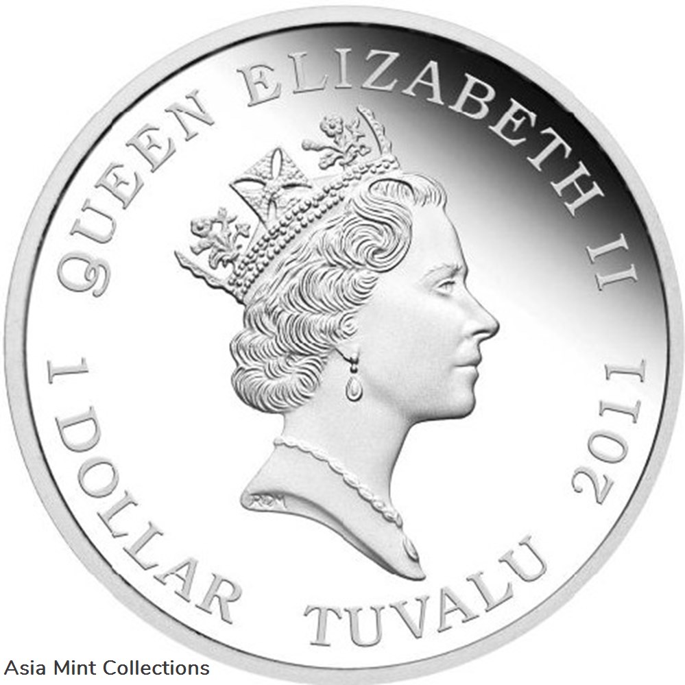2011 Tuvalu Coloured 1oz Silver Proof Ships That Changed the world - Santa Maria 2 coins ingots bullion coin 2011 tuvalu coloured 1oz silver proof ships that changed the world santa maria