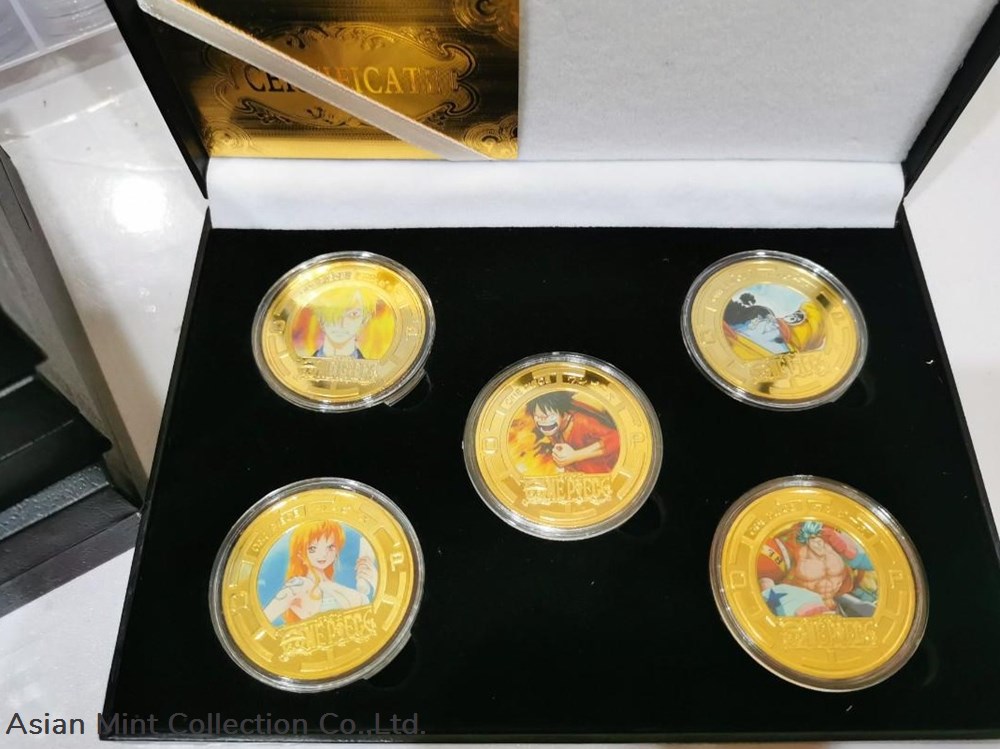 1999 - Memorable 24k Gold Coin Collection 3 coins 1999 memorable 24k gold coin collection