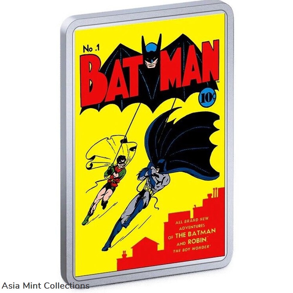 2023 - 2 oz Silver Niue Proof - BATMAN - COMIX - AMAZING FANTASY #15 - Action Com- coins ingots bullion coin 2023 2 oz silver niue proof batman comix amazing fantasy 15 action com
