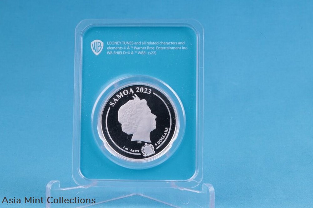 2023 - 1oz Silver 999 Samoa Looney Tunes™ Tweety Color™ Silver Coin ST/BU coins ingots bullion 2023 1oz silver 999 samoa looney tunes tweety color silver coin st bu