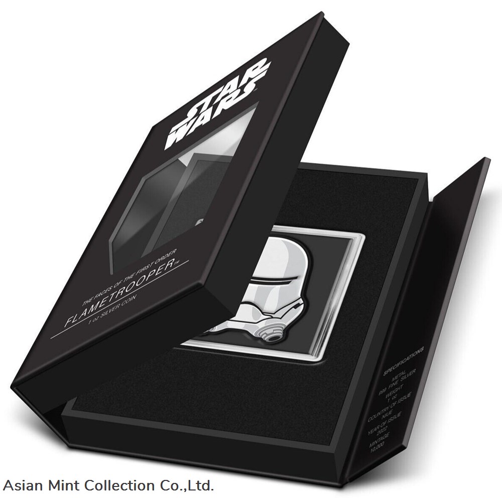 2022 Niue The Faces of the First Order Flametrooper 1oz Silver Coin 3 coins ingots bullion ingot 2022 niue the faces of the first order flametrooper 1oz silver coin