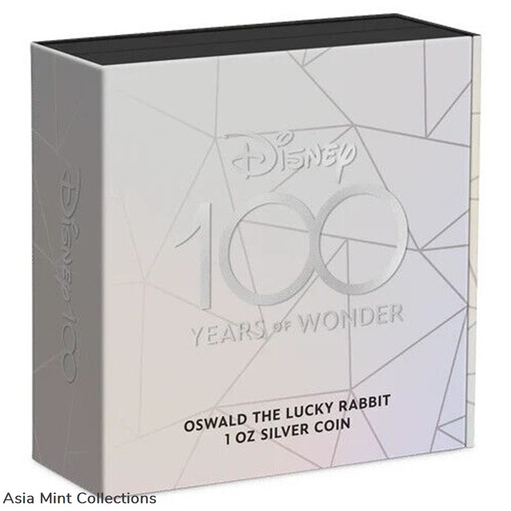 2023 Disney 100 Years of Wonder – Oswald the Lucky Rabbit 1oz Silver Coin 6 coins ingots bullion 2023 disney 100 years of wonder oswald the lucky rabbit 1oz silver coin