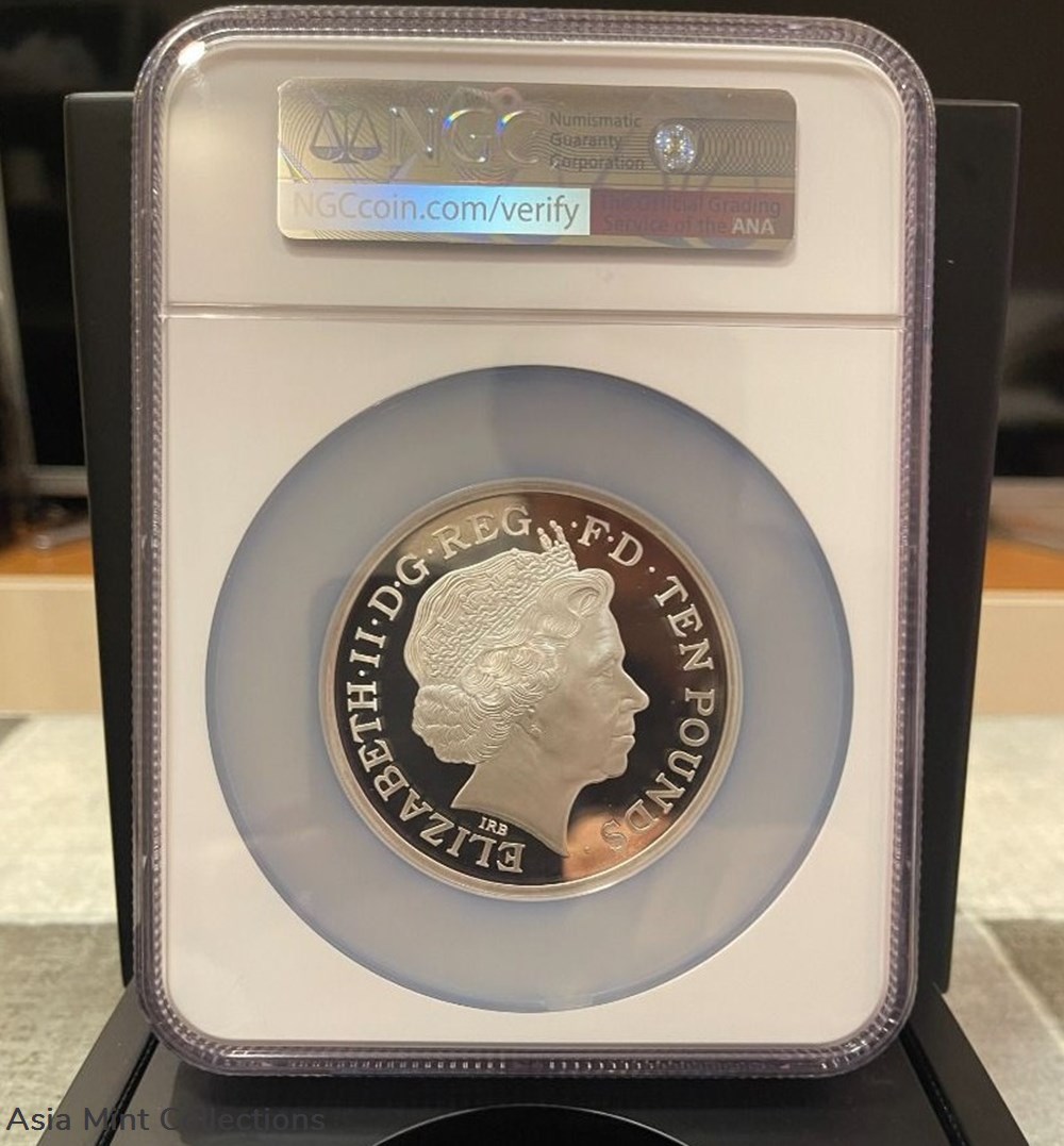 2012 London £10 Olympic Pegasus Silver Proof 5oz Coin - NGC PF69 2 coins ingots bullion 2012 london 10 olympic pegasus silver proof 5oz coin ngc pf69