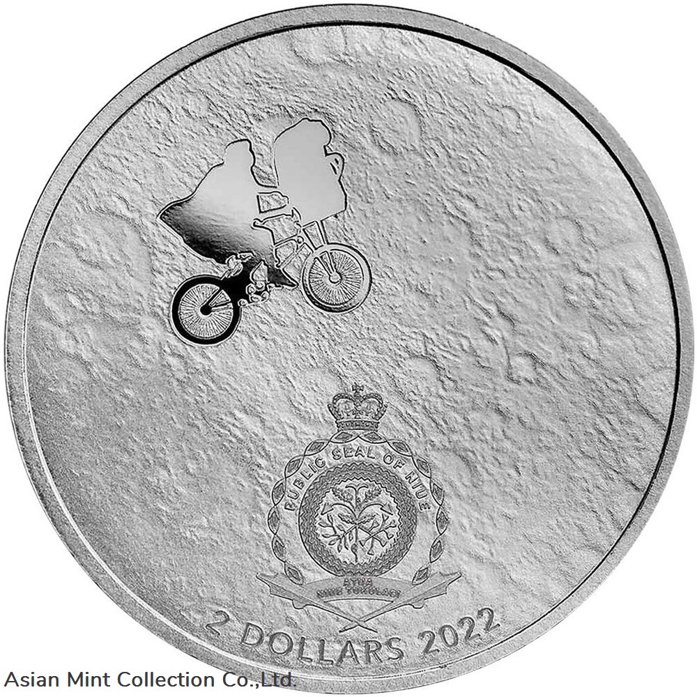 2022 - E.T. - The Extra-Terrestrial™ - 40th Anniversary 1 Oz Silver coins ingots bullion coin 2022 e t the extra terrestrial 40th anniversary 1 oz silver
