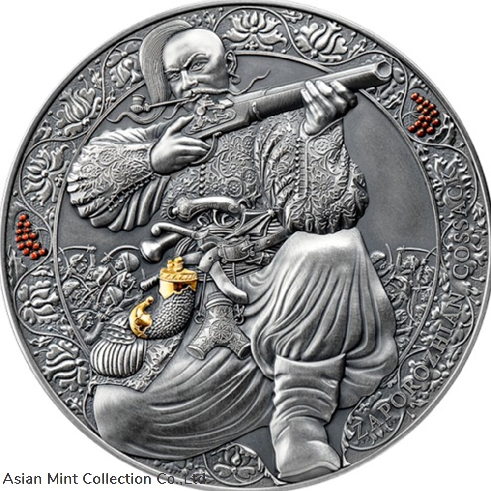 2021 3000 Francs Zaporozhian Cossack Legendary Warriors 3oz Silver Coin coins ingots bullion 2021 3000 francs zaporozhian cossack legendary warriors 3oz silver coin