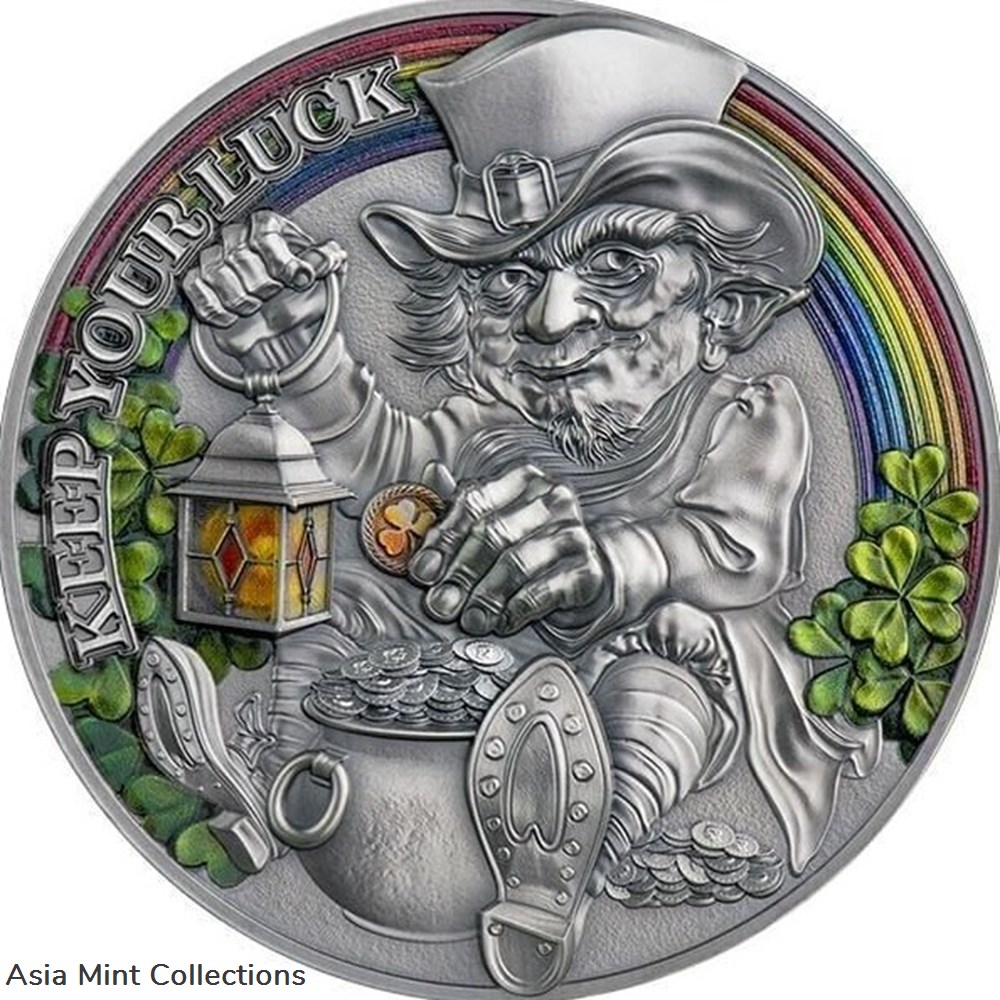 coins ingots bullion 2022 keep your luck 50 g antique finish silver coin 2000 francs cfa cameroun
