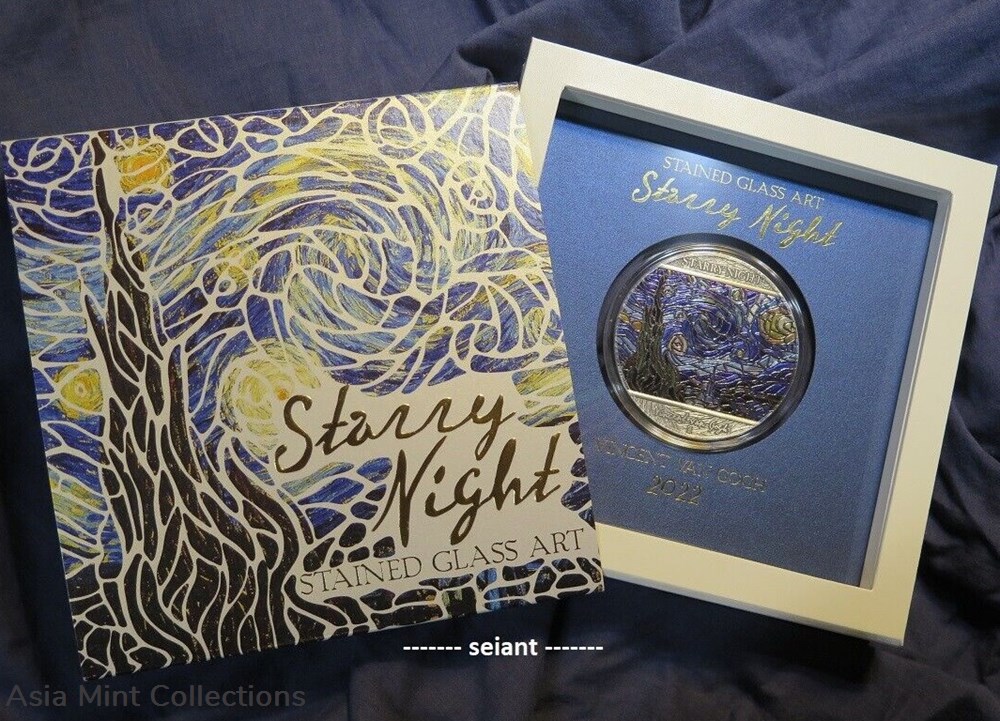 NEWモデル 2022 - oz 2 Art Glass Stained Gogh Van Vincent Night Starry ラッピング・包装