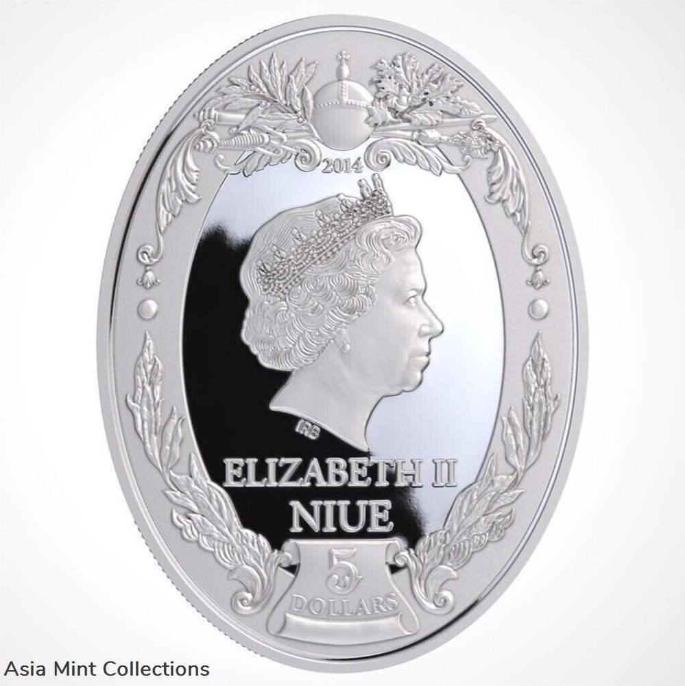 2014 - 2 Oz Silver Coin Niue $5 Russian Emperors Proof Coin - Peter III 4 coins ingots bullion 2014 2 oz silver coin niue 5 russian emperors proof coin peter iii