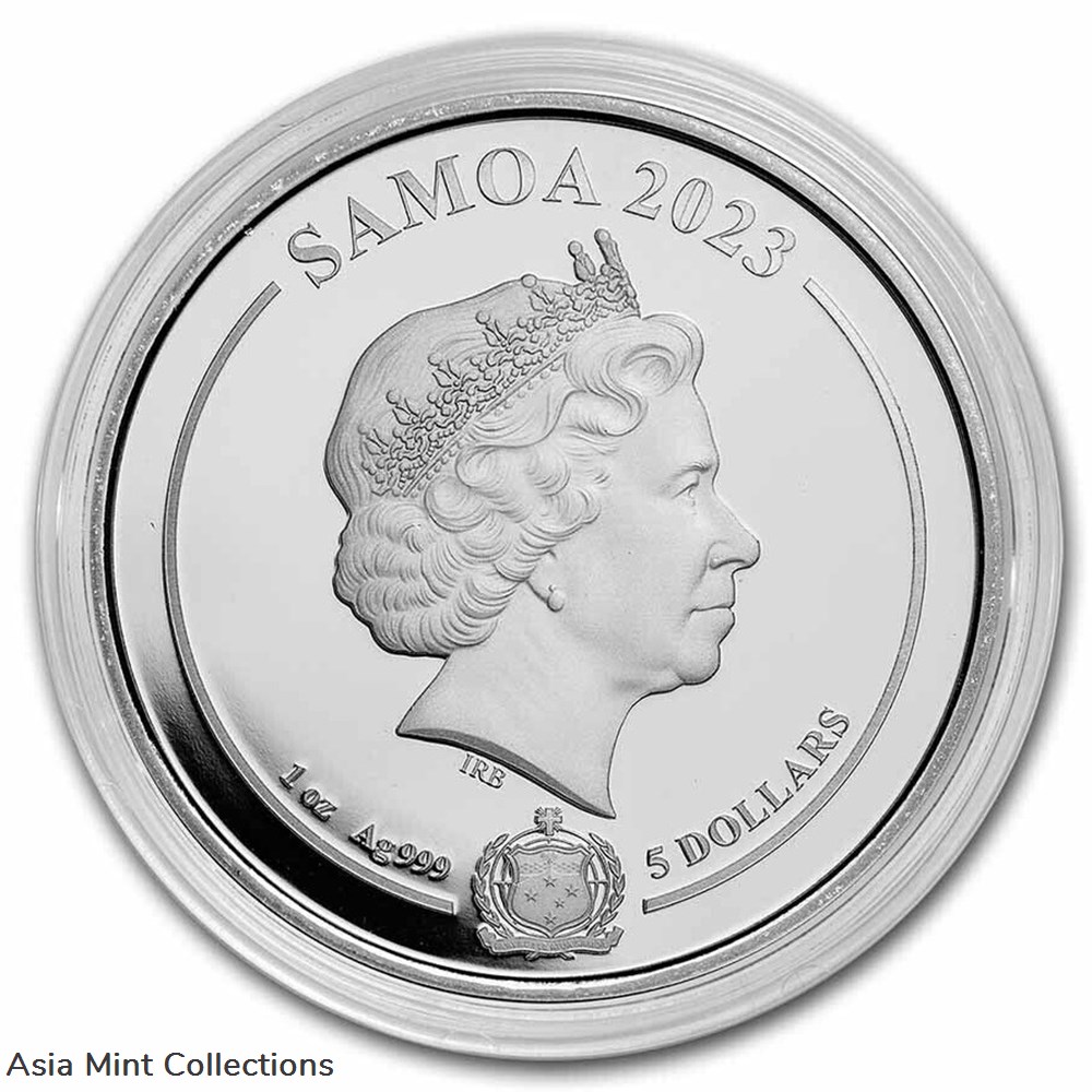 2023 - Batman™ DC Comics™ 1oz Silver Samoa ST/BU Silver Coin 4 coins ingots bullion 2023 batman dc comics 1oz silver samoa st bu silver coin