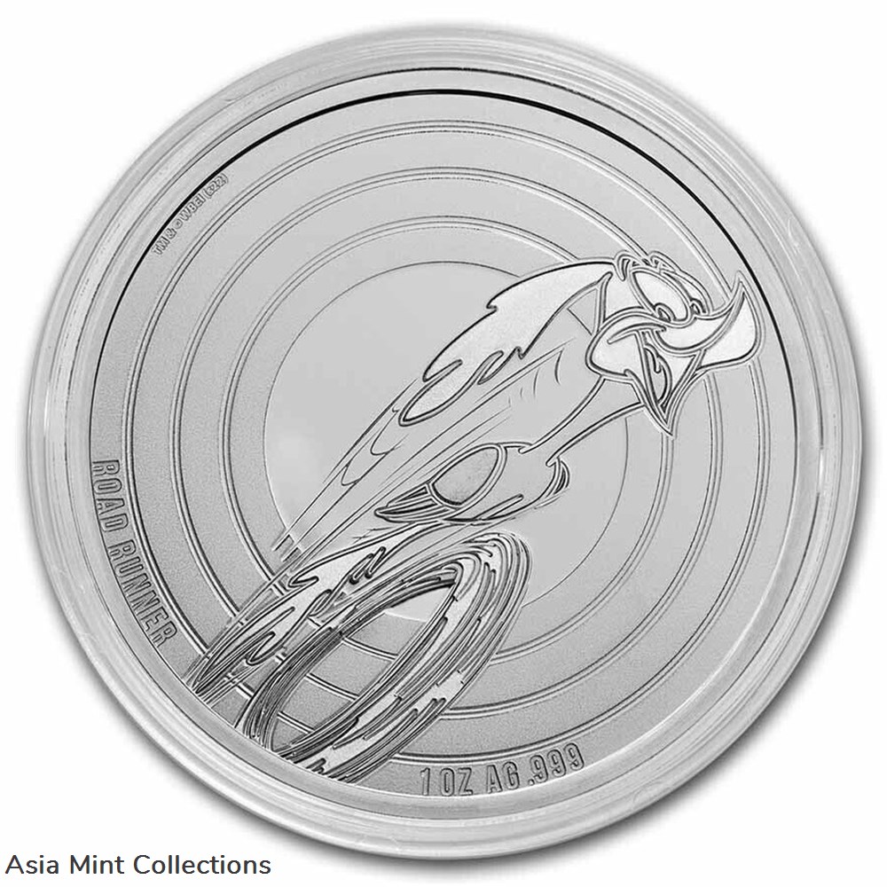 2023 - 1 oz Silver 999 Samoa Looney Tunes™ Road Runner™ ST/BU coins ingots bullion coin 2023 1 oz silver 999 samoa looney tunes road runner st bu
