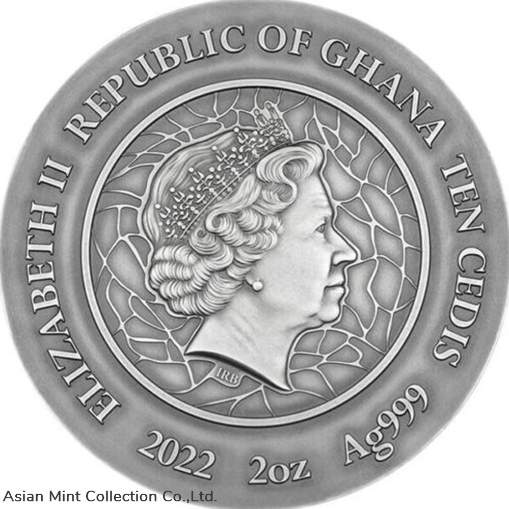 2022 - Sunflowers Vincent Van Gogh Art 2oz Silver Coin 10 Cedis 2 coins ingots bullion 2022 sunflowers vincent van gogh art 2oz silver coin 10 cedis