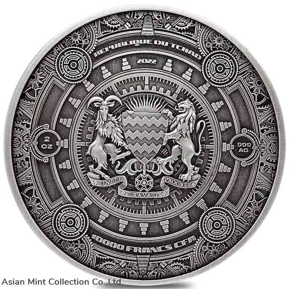 2022 Mechanized Minotaur Chad 2 oz .999 Silver Coin Steampunk 2 coins ingots bullion ingot 2022 mechanized minotaur chad 2 oz 999 silver coin steampunk