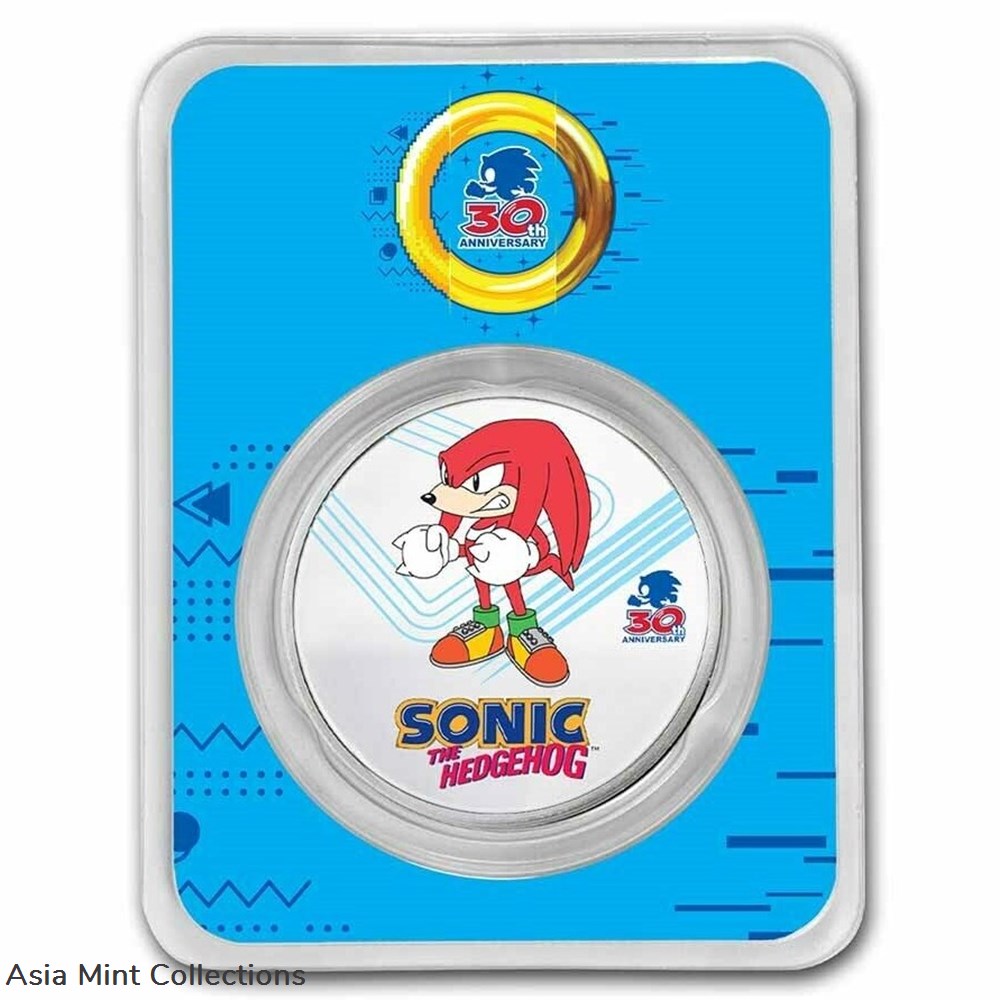 2021 1オンス銀貨　Sonic the Hedgehog 30周年 2021 Sonic the Hedgehog 30th Anniversary 1oz Silver Coin