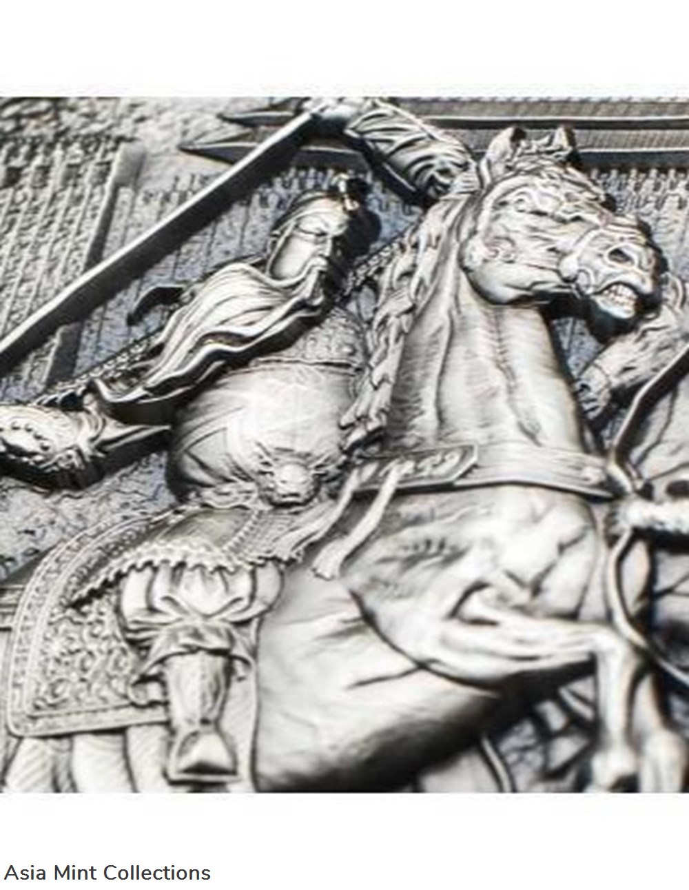 2022 - GUAN YU CROSSES 5 PASSES SLAYS 6 GENERALS 2 Oz Silver Coin 10000 CFA 3 coins ingots bullion ingot 2022 guan yu crosses 5 passes slays 6 generals 2 oz silver coin 10000 cfa