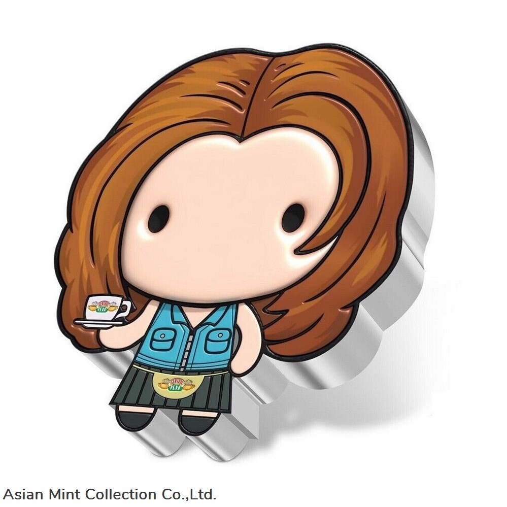 2022 Niue Friends Rachel Green 1oz Silver Chibi Coin 2 coins ingots bullion ingot 2022 niue friends rachel green 1oz silver chibi coin