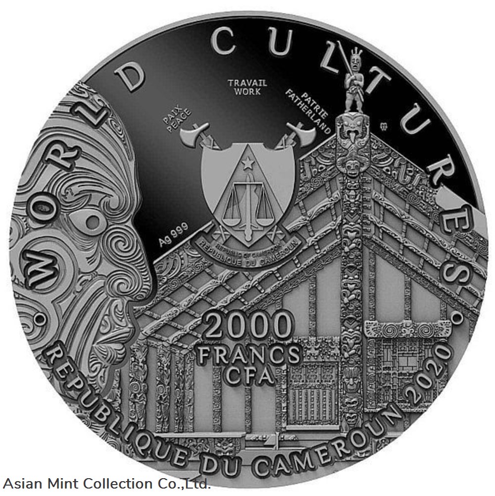coins ingots bullion 2020 haka maori warrior 2 oz antique finish and black proof silver coin ogp