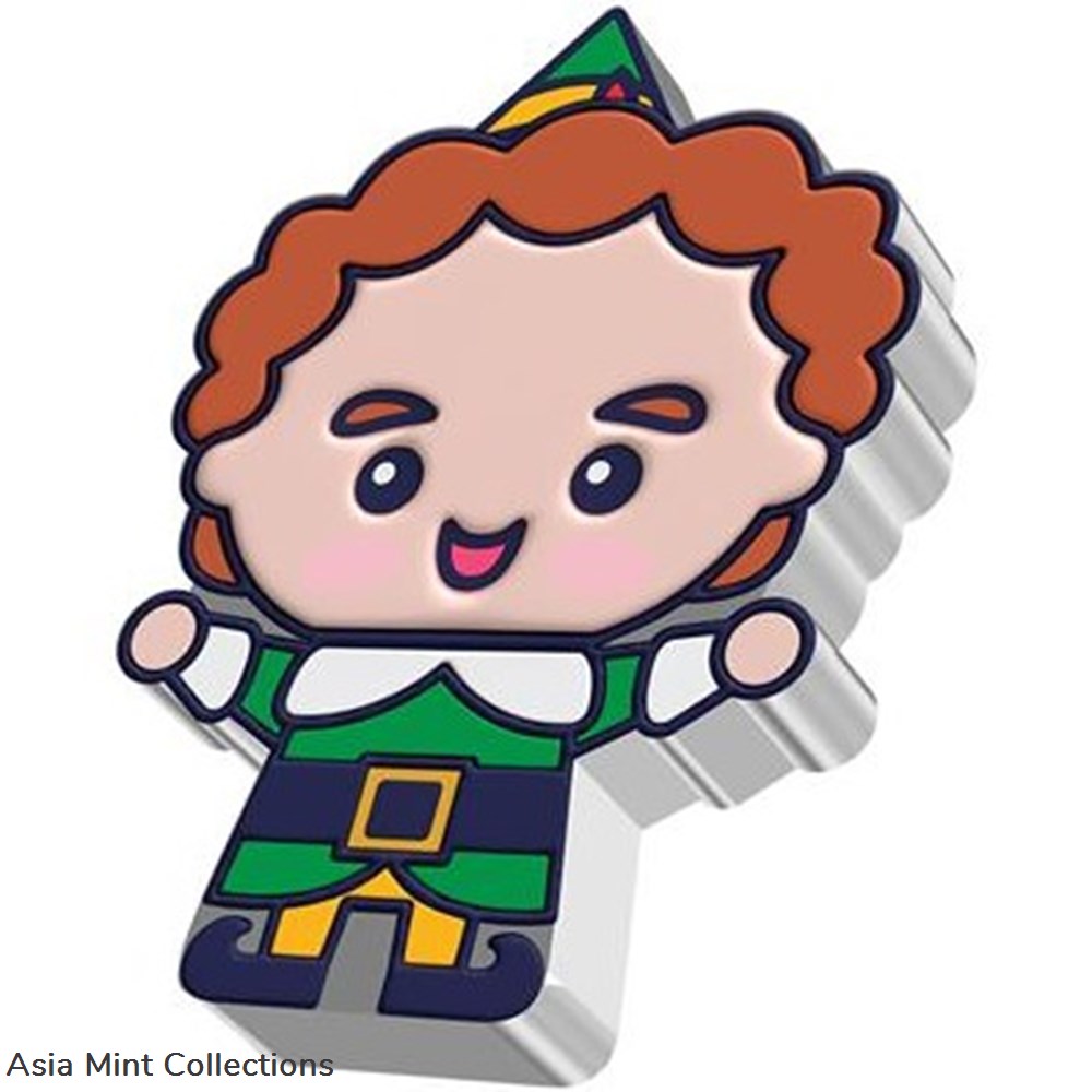 2022 Christmas Elf 1oz Silver Chibi Coin 2 coins ingots bullion 2022 christmas elf 1oz silver chibi coin