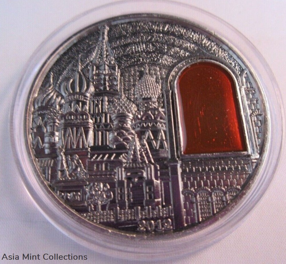 2012 MOSCOW KREMLIN REPUBLIC OF PALAU LARGE MEDALLION WITH CAPSULE coins ingots bullion silver coin 2012 moscow kremlin republic of palau large medallion with capsule