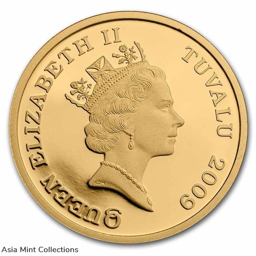 2009 Tuvalu - Perth Mint Minted $30 Year of OX Blessing 1/5oz(6.22Gram) Gold Proof Coin 2 coins ingots bullion 2009 tuvalu perth mint minted 30 year of ox blessing 1 5oz 6 22gram gold proof coin