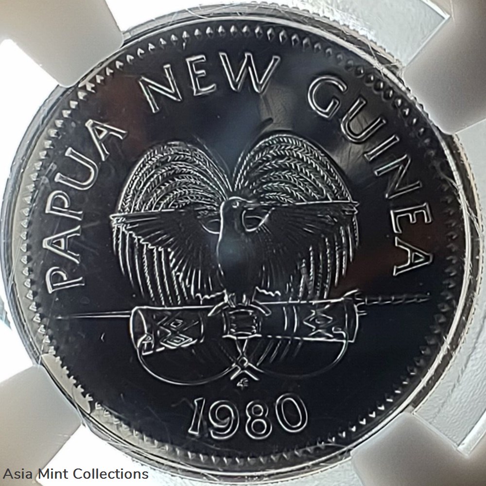 medals 1980 fm u papua new guinea 5 tofa ngc ms 69 dpl top pop low mintage 1120
