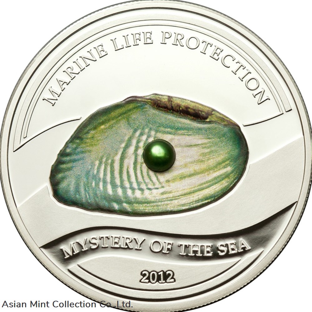 2012 - Palau Silver $5 Marine Life Protection Mystery of the sea coins ingots bullion coin 2012 palau silver 5 marine life protection mystery of the sea