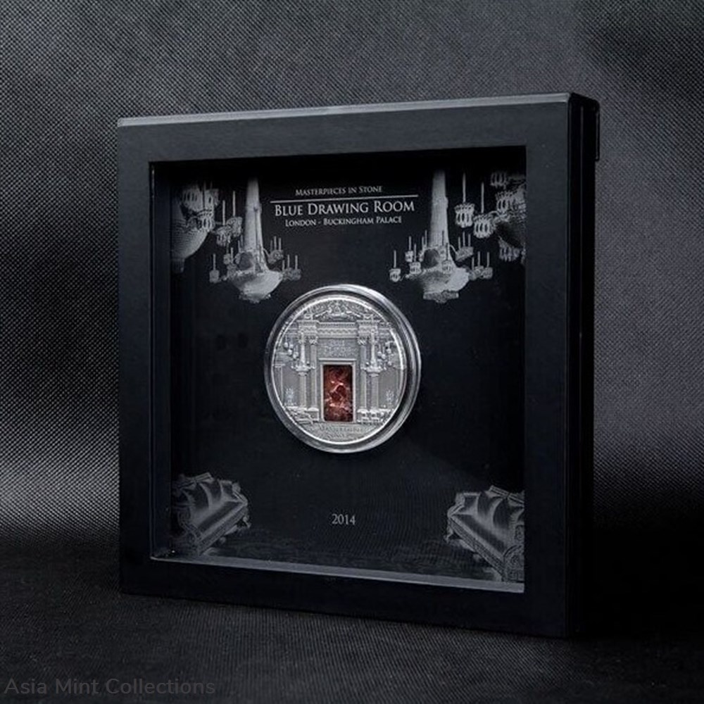 coins ingots bullion 2014 blue drawing room masterpieces in stone 3oz antique finish silver coin fiji