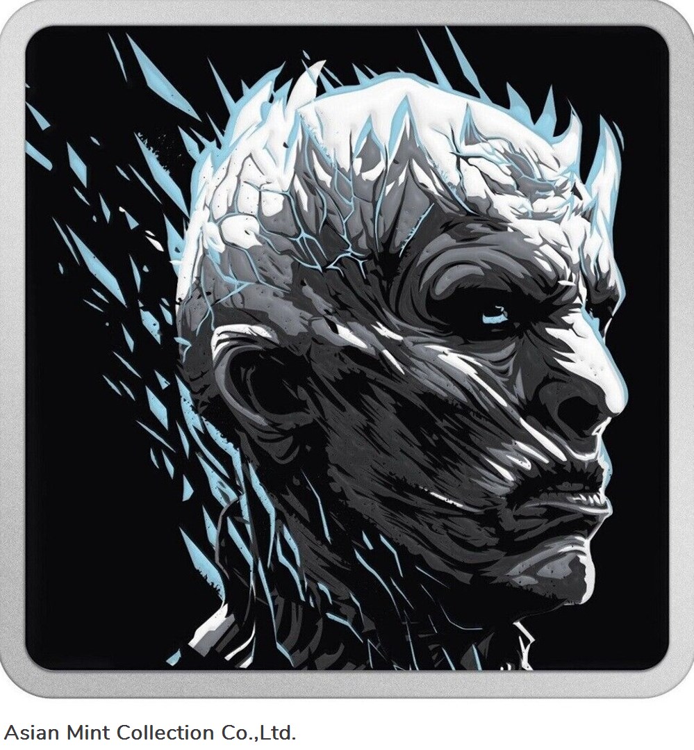2022 Game of Thrones The Night King 1oz Silver Medallion coins ingots bullion coin 2022 game of thrones the night king 1oz silver medallion