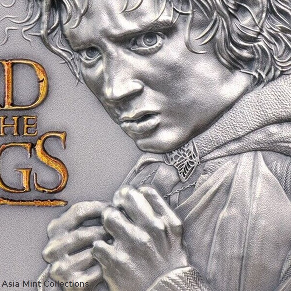 2022 - Lord of the Rings 2 oz Antique finish Silver Coin 10$ Cook Islands 3 coins ingots bullion 2022 lord of the rings 2 oz antique finish silver coin 10 cook islands